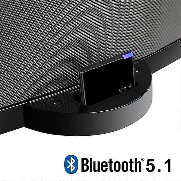 Oppgradert versjon 30-pinners Bluetooth 5.1 lydmottaker A2dp musikk mini trådløs adapter Zekai