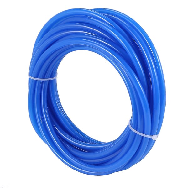 8 mm (ytterdiameter) x 5 mm (innerdiameter) PU-luftslangrör 10 meter blå 10 m blue