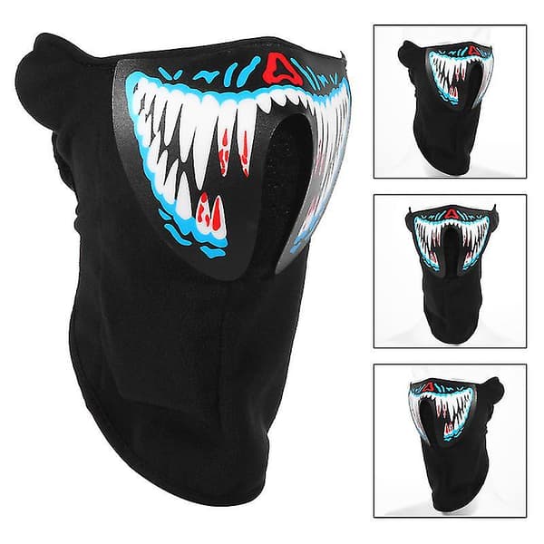 1 stk LED-opplyst maske, CJY