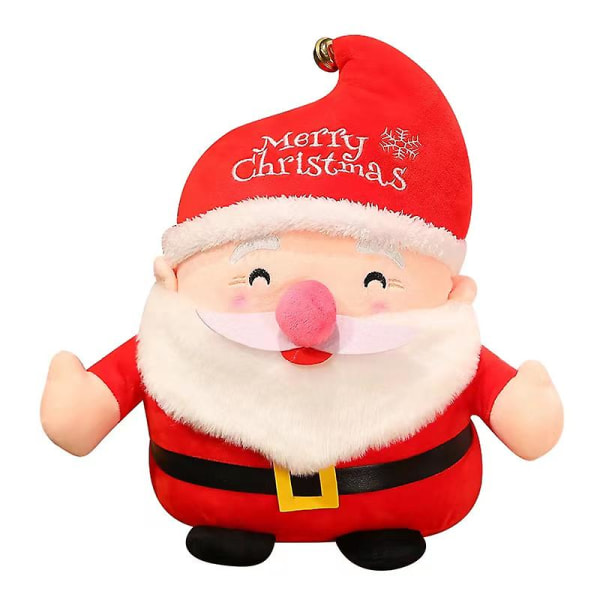 Sød julemand dukke plys legetøj jul elg bløde fyld puder julegave dekorationer
