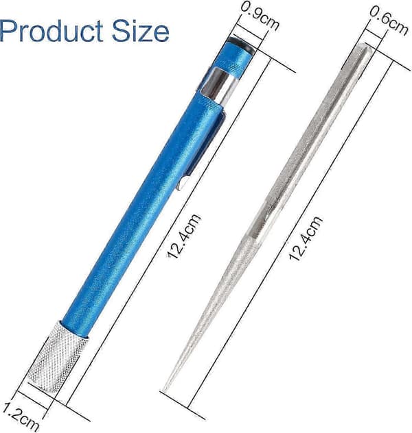 2 pcs Portable Diamond Mounted Tip Grinder Diamond Sharpener for Knives Hunting Kitchen Knives CJY