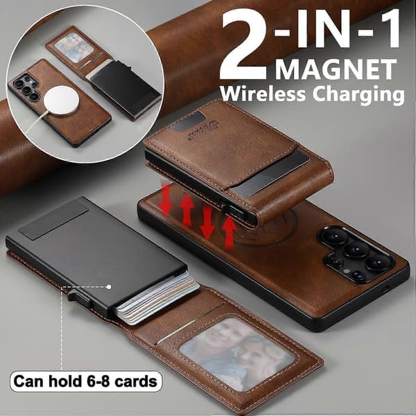 Till Galaxy S25 Ultra Mobilskal Multicolor Brown