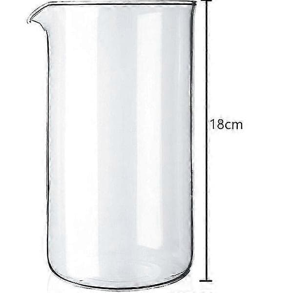 Erstatningsglasskanne til presskanne, 8 kopper, 1L
