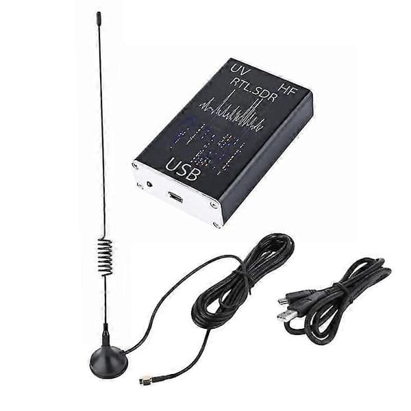 Full-Band programvareradio RTL-SDR RTL2832U+R820T2 mottaker+antenne CJY As shown