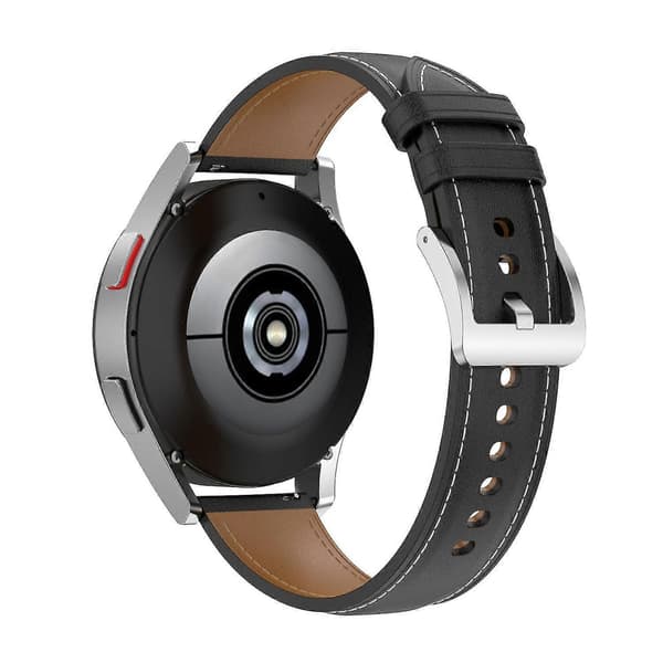 Galaxy Watch 3 41mm Kalvelæderrem | 42mm Urrem Erstatning Black