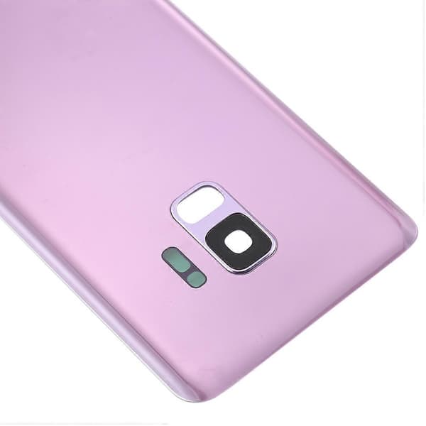 För Galaxy S9 Batteribaksida med Kameralins Purple