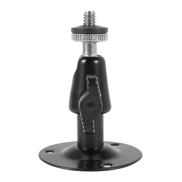 3X Väggfäste Svart Metall Övervakningskamera Väggfäste 7,62 cm black