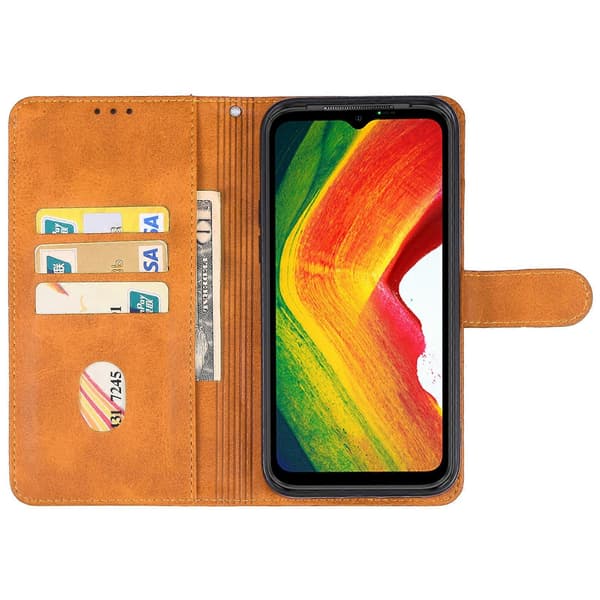 För Ulefone Power Armor 19 Läderfodral Brown