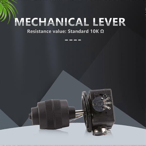 4-akset joystick-potentiometer-knapcontroller til -D400X-R4 10K 4D forseglet vippepotentiometerCJY black