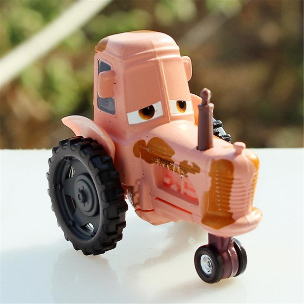 Pixar Cars Kvie Tipping Traktor Legetøjsbil Diecast Filmkarakter Køretøjer Model Samlerlegetøj Sjove gaver til børn Drenge Piger