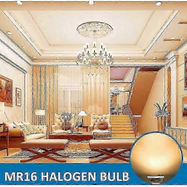 Halogenpære GU5.3 50W 12V, 6-pak