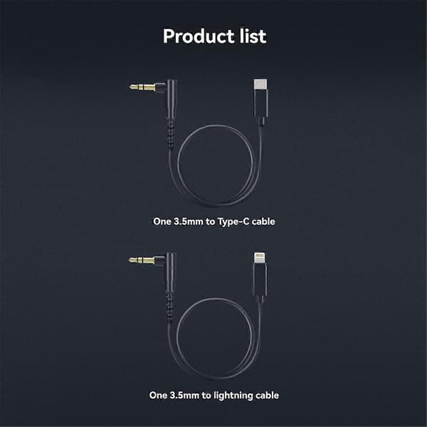 Lydkabel han til han TRS til USB C+TRS til interface Black