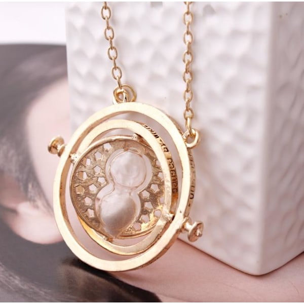 Harry Potter Tidvendingskjede Hermiones Hvite Sand Forgylt gold