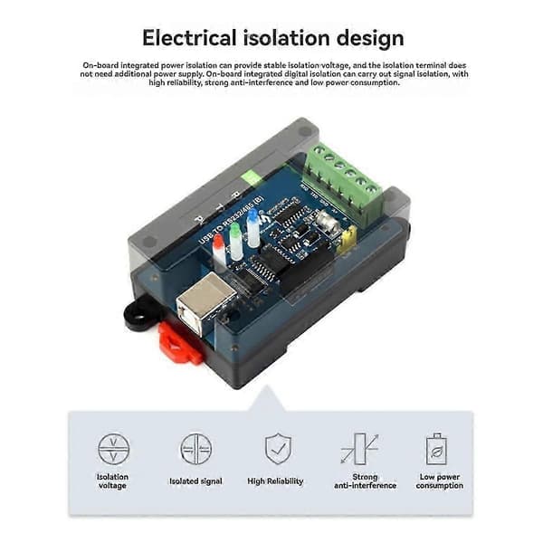 USB til RS232/485 (B) Industriell isolert omformer
