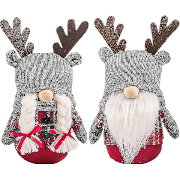 Santas with moose hats - Cute Decoration for the Home