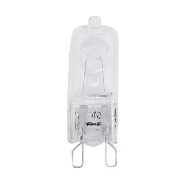 20 Pcs G9 Halogen Bulbs, 40W Clear Dimmable Halogen Lamps, 2800KCJY