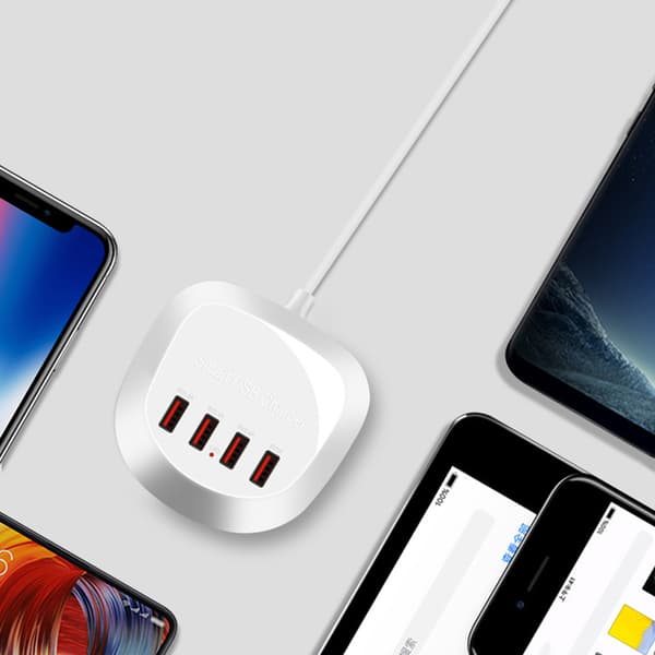 Intelligent 4-ports 20W USB reiselader, CJY