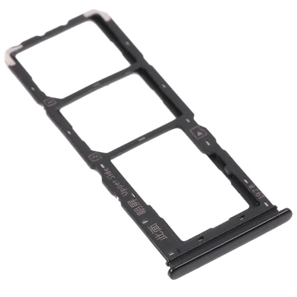 Til vivo Y11s V2028 SIM-kortbakke + Micro SD-kortbakke Black