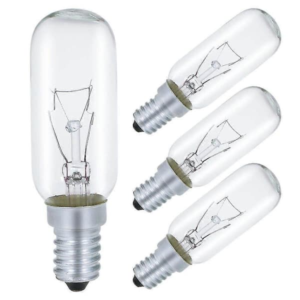 E14 40W Glödlampa T25 230V Varmvit Dimbar - 4-pack