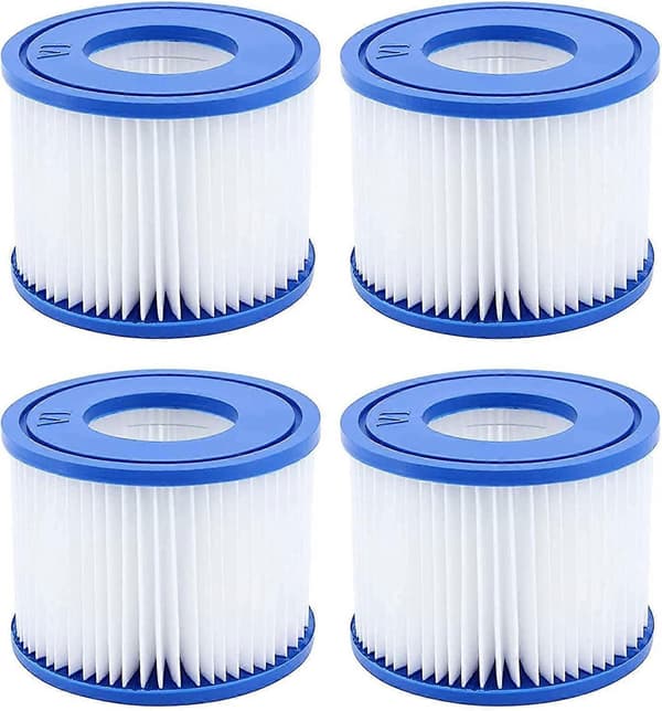 Poolfilter, til Bestway Spa Filterpumpe Erstatningspatron Type VI (4 stk)CJY