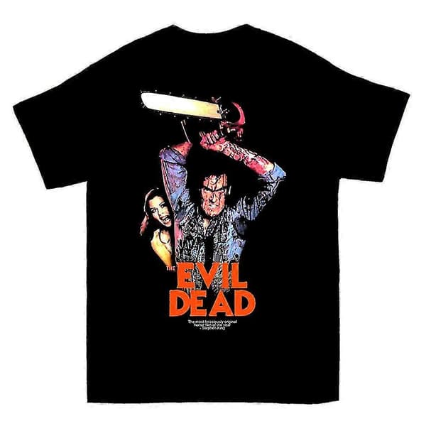 1990-luvun Evil Dead T-paita CJY black S