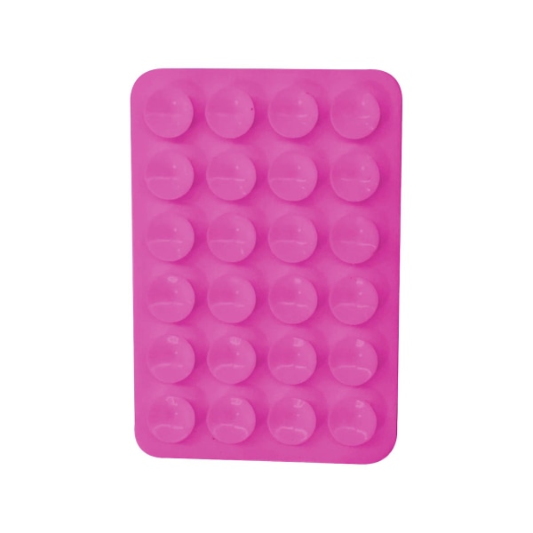 5 stk silikone sugetelefon taske selvklæbende montering, til Iphone & Android mobiltelefon taske kompatibel, håndfri mobil tilbehørsholder purple