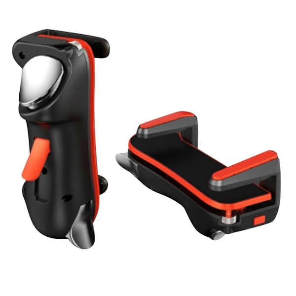 Seks fingre for iPad-spillutløser for PUBG Gaming Controller L1 R1 legeringsknapp for Android Gamep Orange