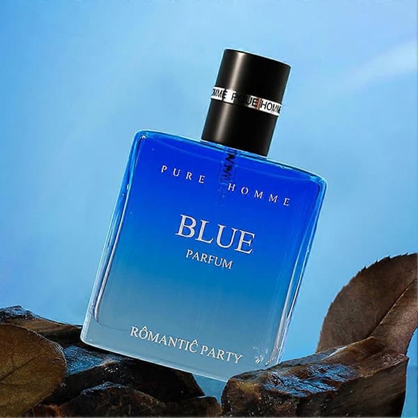 Blå og sort cologne til mænd til studerende med langvarig let duft Blue