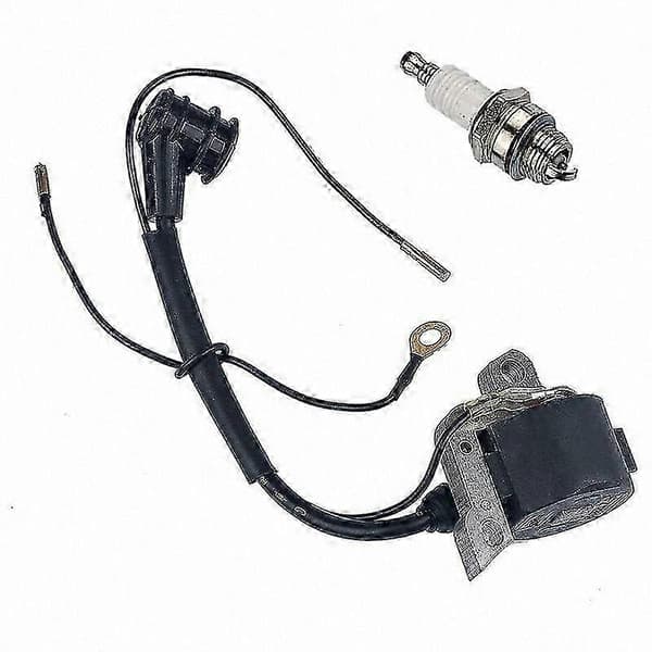 Tändspole och tändstift kompatibla med motorsågsmodeller 024-048 MS240-MS310 black