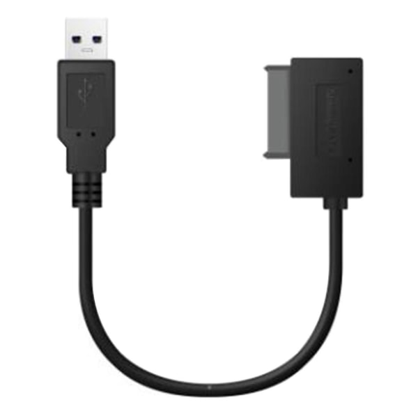USB Adapter Pc 6p+7p Cd Dvd Sata till USB 2.0 Converter Slimline Sata 13 Pin Drive Kabel för PC Lapto
