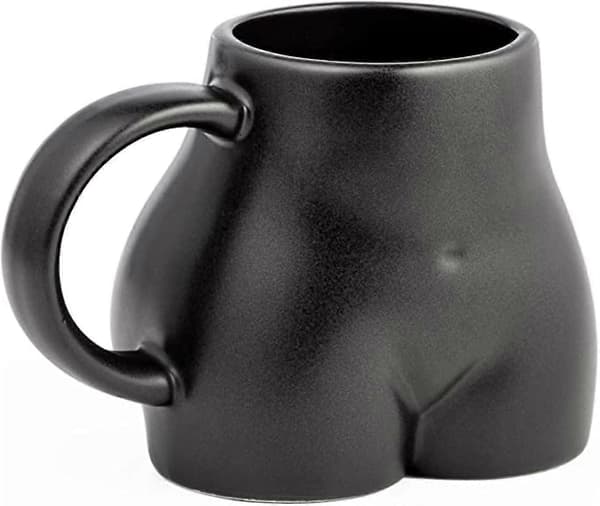 Sjov numse kaffekop, 3D numse keramiske kaffekopper Black