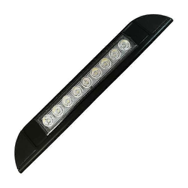 9 LED Markiselys 12V 24V Vanntett 256mm Utvendig Caravan Strip Lampe Black