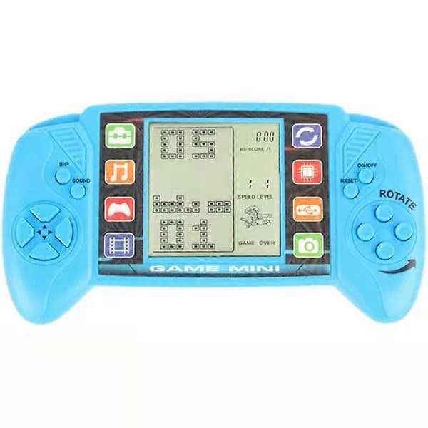2 stk. Brick Game Console, Indbygget 23 puslespil, 3,5 tommer LCD Mini Bærbar Brick Game Player, 9*17*2,5 cm
