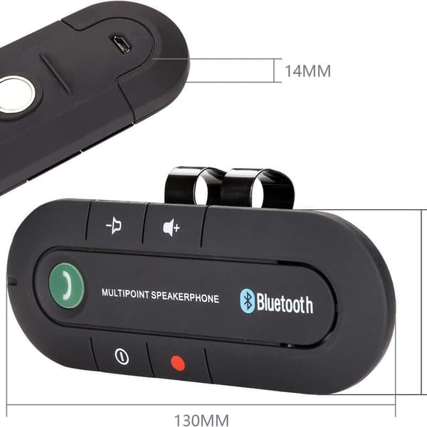 Bil håndfrisystem Bluetooth solskjerm håndfri bilsett CJY