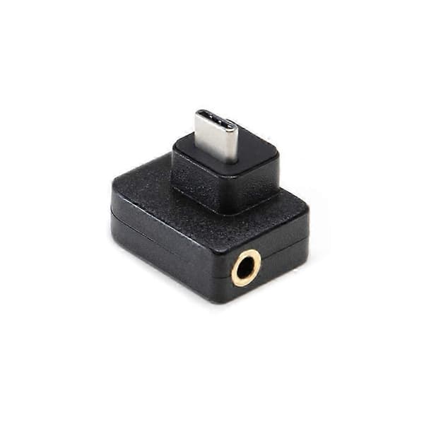 För OSMO Action Mikrofon 3,5 mm/USB-C Adapter Ljud Extern Mikrofonfäste