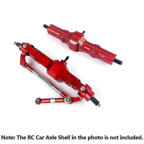 Metallväxelhus för fram- och bakaxel, styrkopplingsset för C14 C24 C24-1 C34 1/16 RC-bil Uppgradering