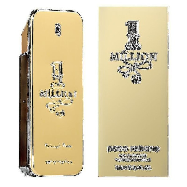Uusi 2024 Million tuoksu miehille, Eau De Parfum Spray Men pitkäkestoinen Köln miehille Gold Millions