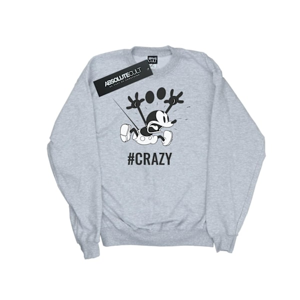 Disney Herr Mickey Mouse #Crazy Sweatshirt XL Sports Grå Sports Grå Sports Grey XL