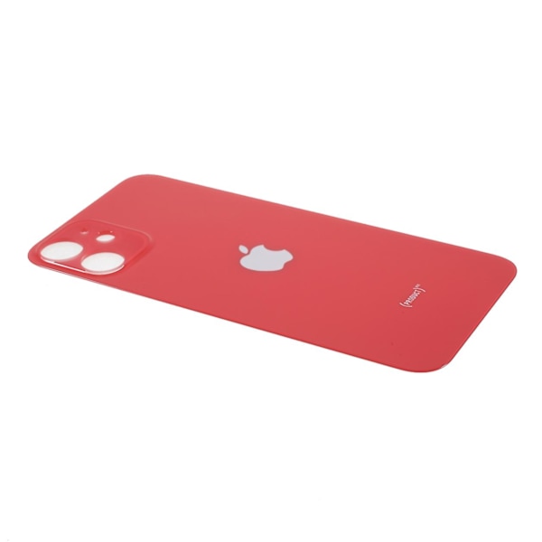 Batterideksel for iPhone 12 (Kamerahullsring, Standardversjon) (FMY) Rød Red iPhone 12 6.1 inch