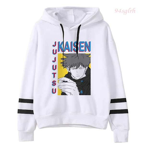Unisex Jujutsu Kaisen Anime Yuji Itadori Hupparit Miehille Harajuku Gojo Satoru Kawaii Manga Graafinen Streetwear Huppareita Pulovereita 15522 15522 Asian L