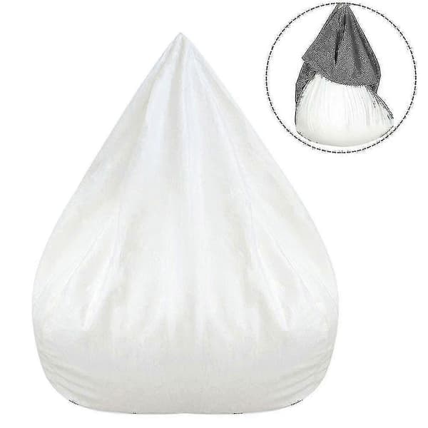 Tvättbart innerfoder för sittsäck - stort sittöverdrag White 70X80cm