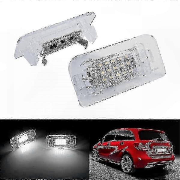 2st LED-nummerskyltsbelysning för B-klass W246 W242, CANBUS felfri