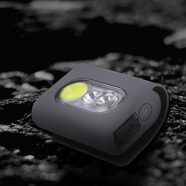 Clip On Running Light, 2000 Lumens säkerhetsjoggingled med stark magnetisk klämma, USB uppladdningsbara nattlampor för reflekterande västar