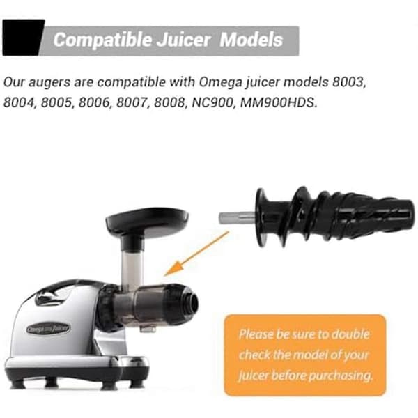 8006 Juicer Reservedele Auger Kompatibel Thruster til Black
