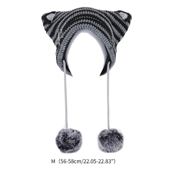 Kattøre Hårball Beanies Lue 2 2 2 2