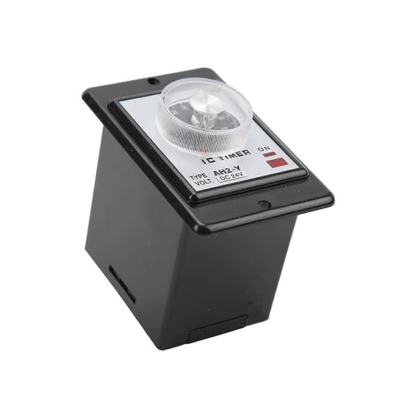 AH2‑Y 60S Tidsrelæ Lille Pointer Tidsstyring Knapstyring Tidsrelæ 8 Fods Timer 24VDC