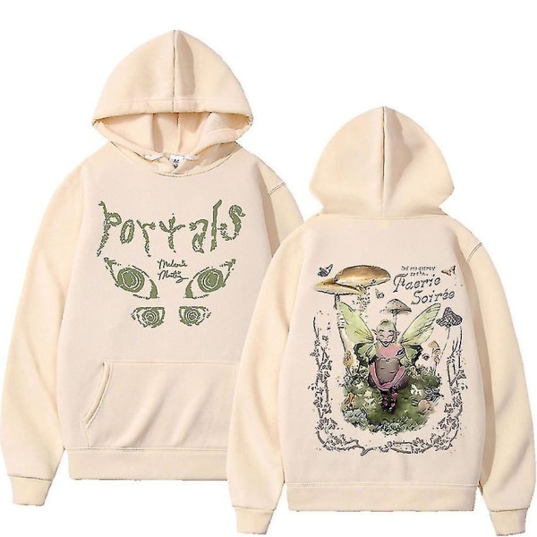 Ivan Singer Melanie Martinez Portals Musik Album Grafisk Hoodie Mænd T-shirt Top Khaki M