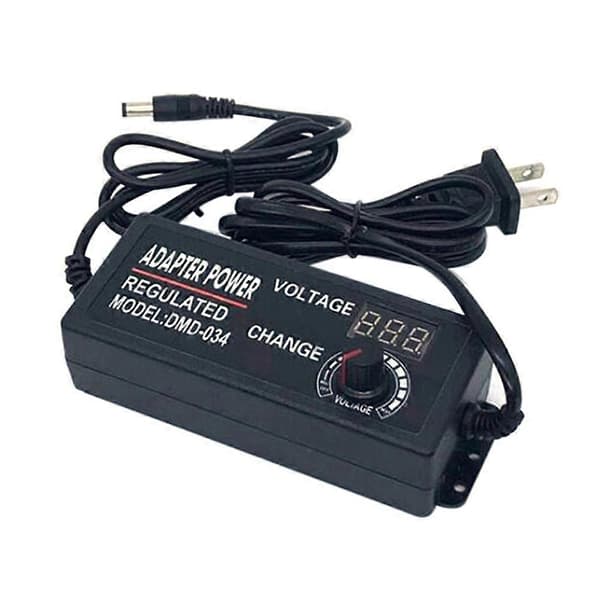 Justerbar adapterladdning Variabel spänning 3V-12V 5A Universal typ hastighetsregulator 100-240V