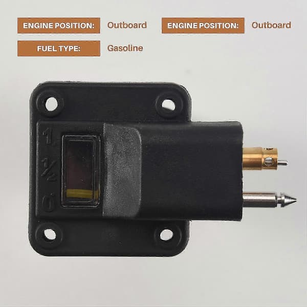 12L 24L Extern Bränsletank Mätare Assy för Yamaha Hidea Utombordsmotor Black