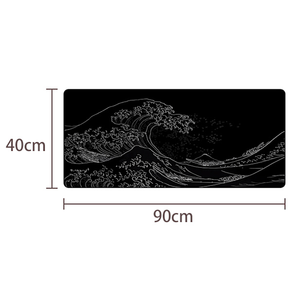 Large mouse pad / desk pad wave M 585 585 M